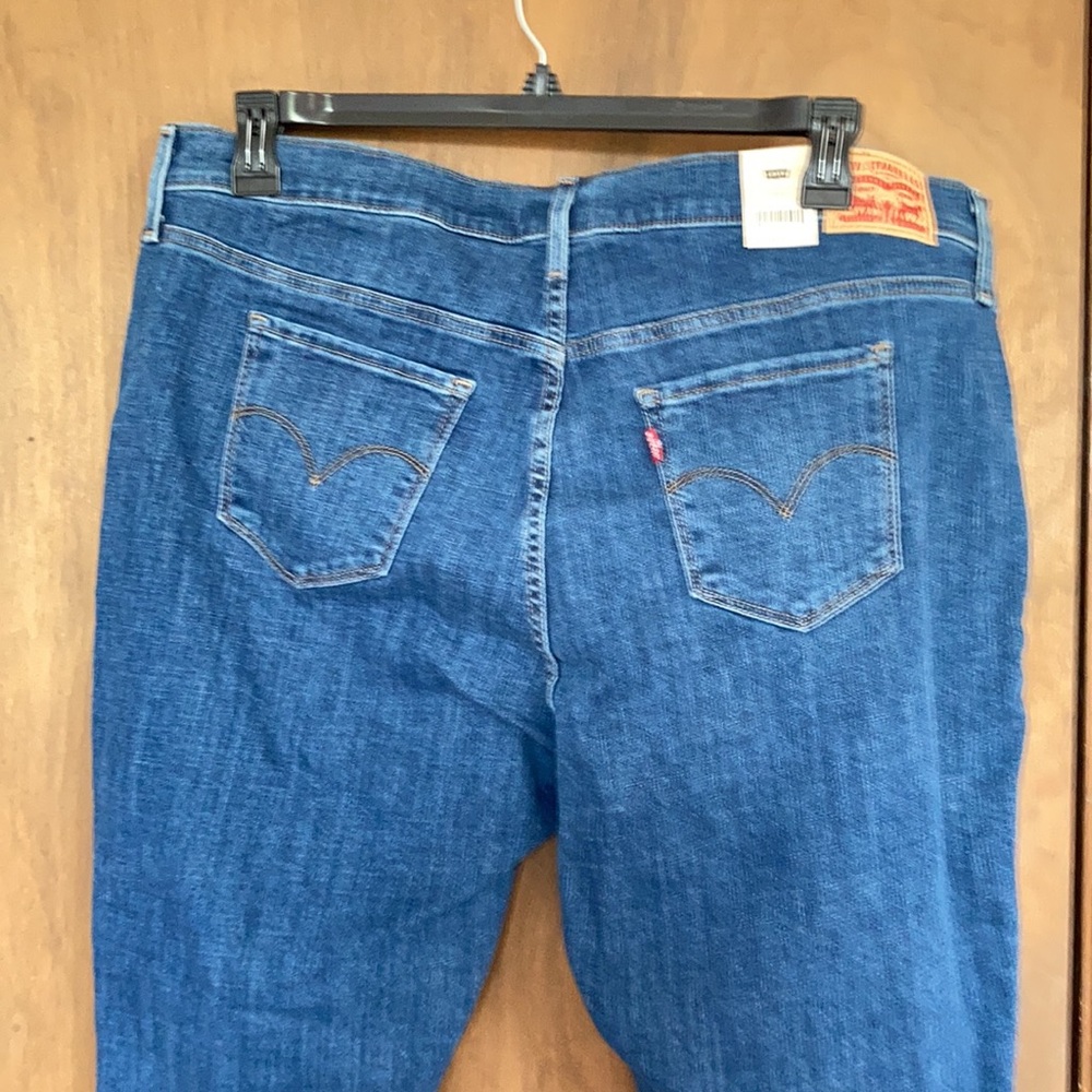 Levi’s 711 mid rise Skinny distressed jean hypersoft 16W - Picture 9 of 17